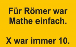 X ist immer 10.