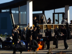 Helgoland - Konzertvorbereitung in der Strandmuschel